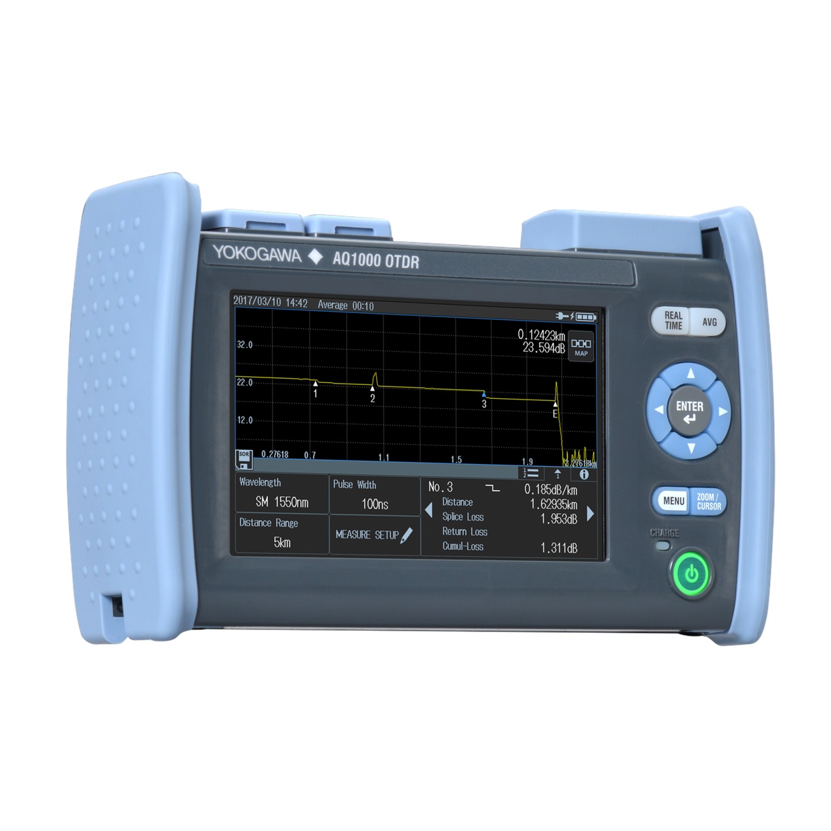 Yokogawa AQ1000 OTDR view 2